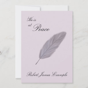 Customisable Announcement of Death (Feather)