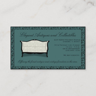 Customisable Antiques or Upholstery Business Card