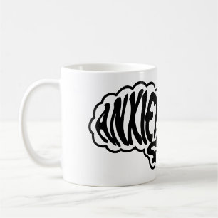 Customisable Anxiety Brain Coffee Mug