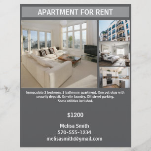 Customisable Apartment for Rent Flyer