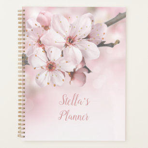 Customisable Apple Blossom Spiral Planner
