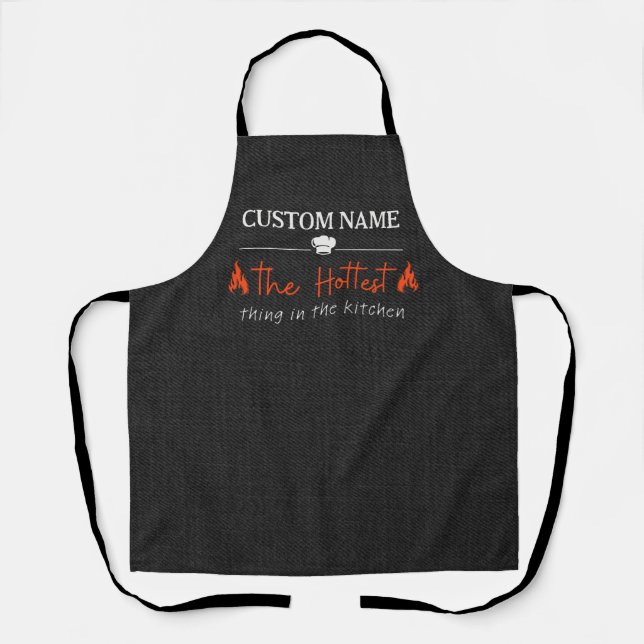Customisable Apron Hottest Thing in the Kitchen (Front)