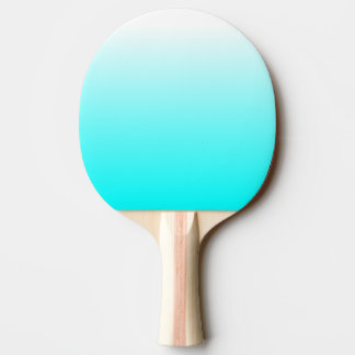 Customisable Aqua Ombre Ping Pong Paddle