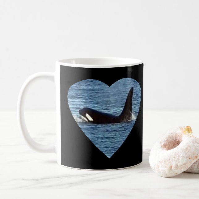 Customisable Aquarius Orca Killer Whale Mug  (With Donut)