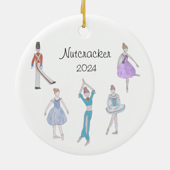 Customisable Arabian/Snow/Flower/Soldier/Marzi  Ceramic Tree Decoration (Back)