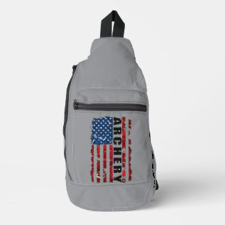 Customisable Archery Flag Sling Bag