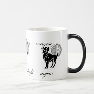 Customisable Aries traits Greek-style Zodiac Magic Mug