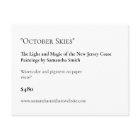 Customisable Art Show Display Cards Labels