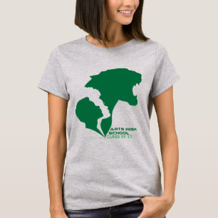 Customisable Arts High School Green Silhouettes T-Shirt