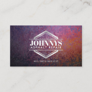 Customisable Asphalt Repair Business Cards