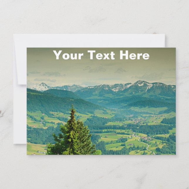 Customisable Austria card (Front)