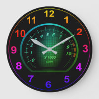 Customisable Automotive Car Themed Clock