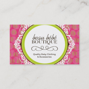 Customisable Baby Boutique Business Card