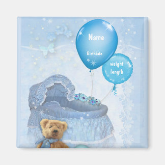Customisable Baby Boy Magnet