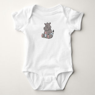 Customisable Baby Hippo Bodysuit