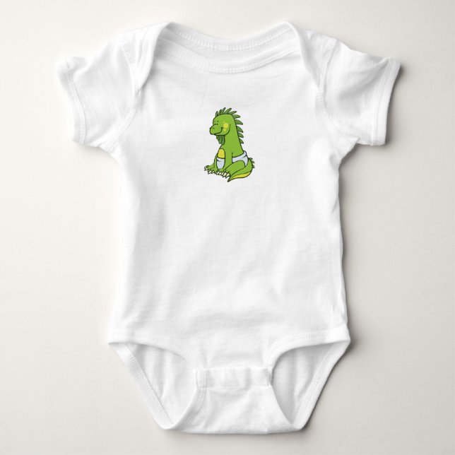 Customisable Baby Iguana Bodysuit (Front)
