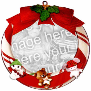 Customisable Baby Ornament Standing Photo Sculpture