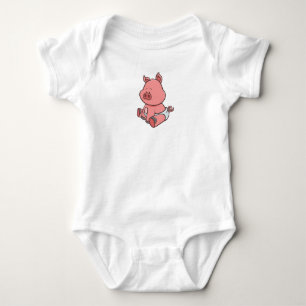 Customisable Baby Pig Bodysuit