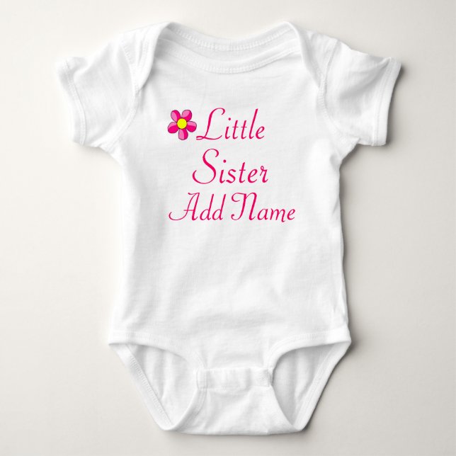 Customisable Baby Romper/ One Piece Bodysuit (Front)