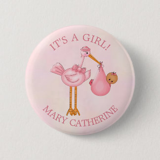 Customisable Baby Shower Favours 6 Cm Round Badge