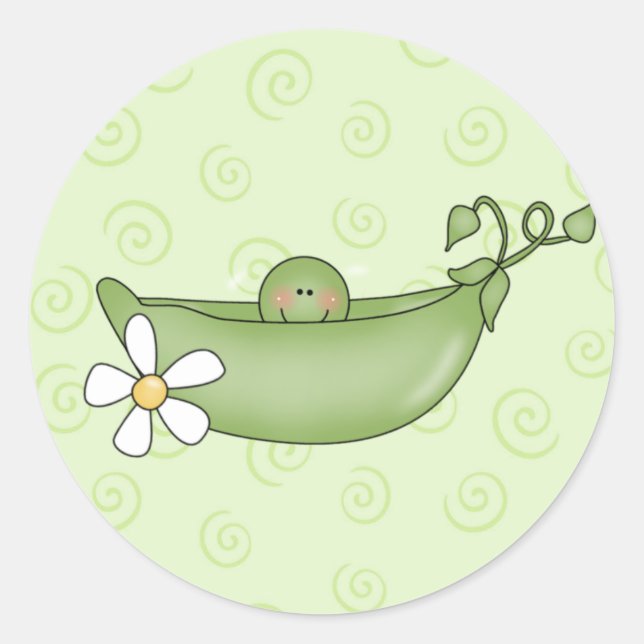 Customisable Baby Shower stickers (Front)