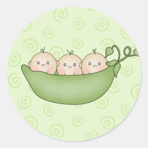 Customisable Baby Shower stickers