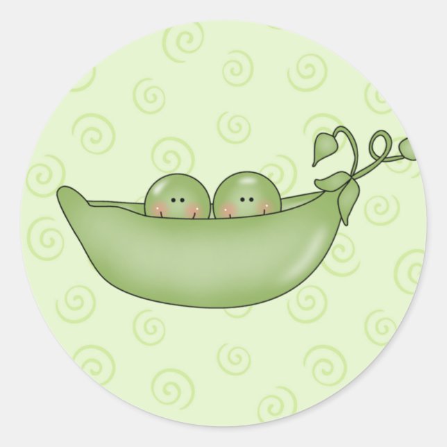 Customisable Baby Shower stickers (Front)