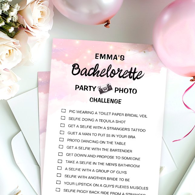 Customisable Bachelorette Scavenger Hunt (Creator Uploaded)