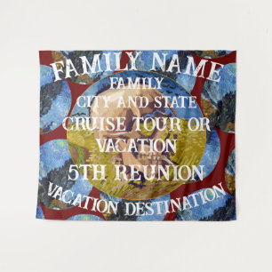 Customisable Backdrop Wall Hangings 2024 Party Tem Tapestry