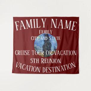 Customisable Backdrop Wall Hangings 2024 Party Tem Tapestry