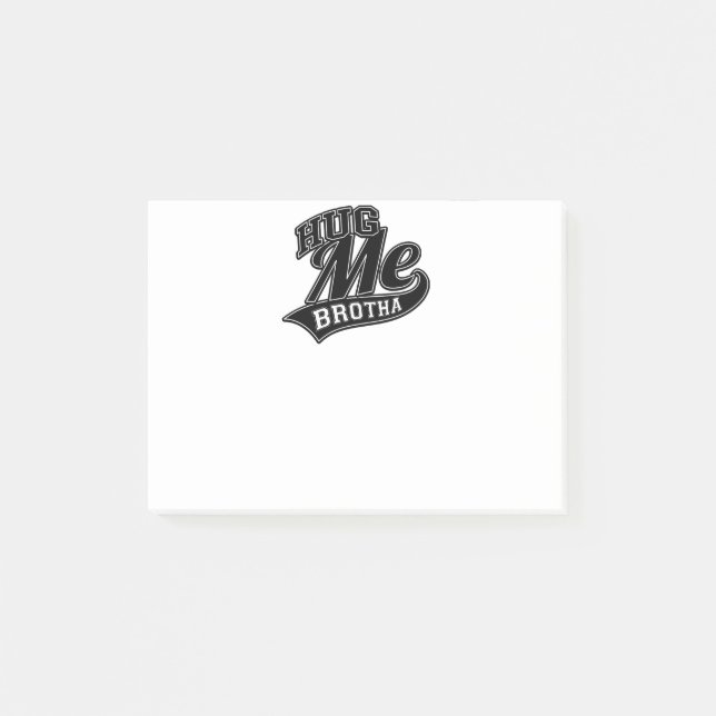 Customisable Background Colour for Hug Me Post-it Notes (Front)