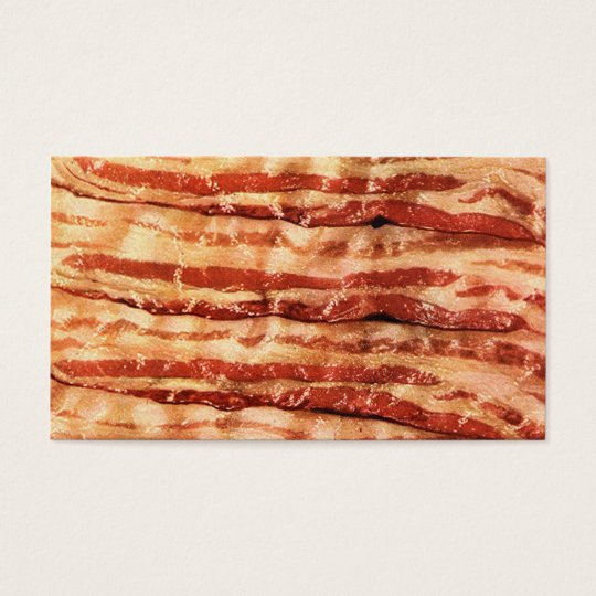Customisable BACON business cards! Business Card