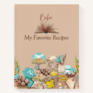 Customisable Baker Recipe Book