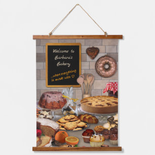 Customisable Bakery  Hanging Tapestry