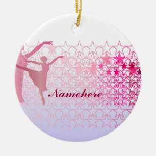 Customisable: Ballerina Ceramic Tree Decoration