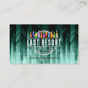 Customisable Bar business cards