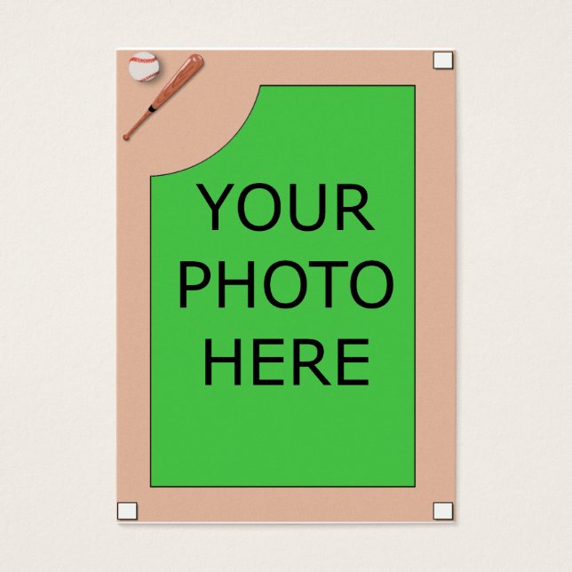 Customisable Baseball Cards (Front)