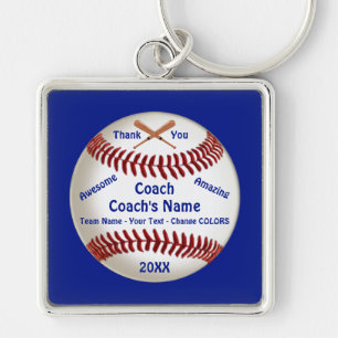 Customisable, Baseball Coach Thank You Gifts, Key Ring