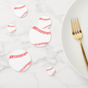 Customisable Baseball Party Table Confetti