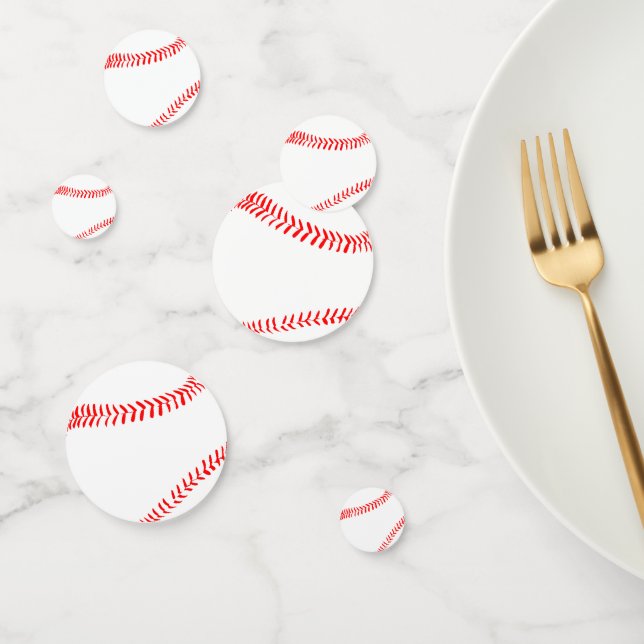 Customisable Baseball Party Table Confetti (Group)