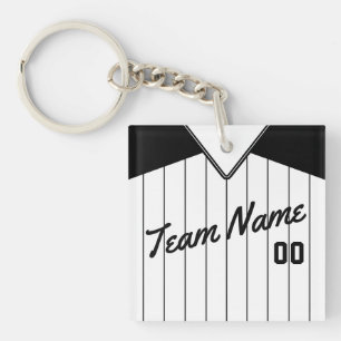 Customisable Baseball Softball Jersey Keyring