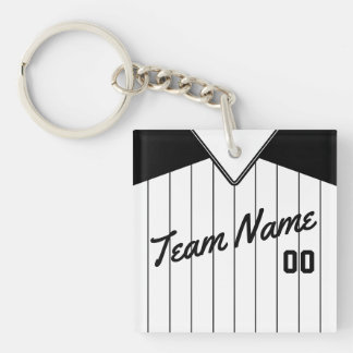 Customisable Baseball Softball Jersey Keyring
