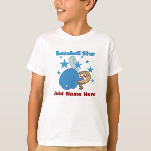 Customisable Baseball Star T-shirt