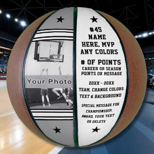 Customisable Basketball, Change COLORS, Add, PHOTO Basketball