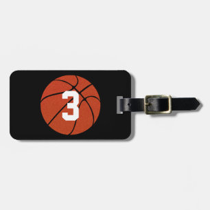 Customisable Basketball Luggage Tag