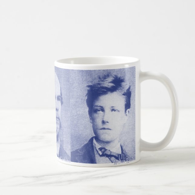 Customisable Baudelaire Verlaine Rimbaud Mugs (Right)