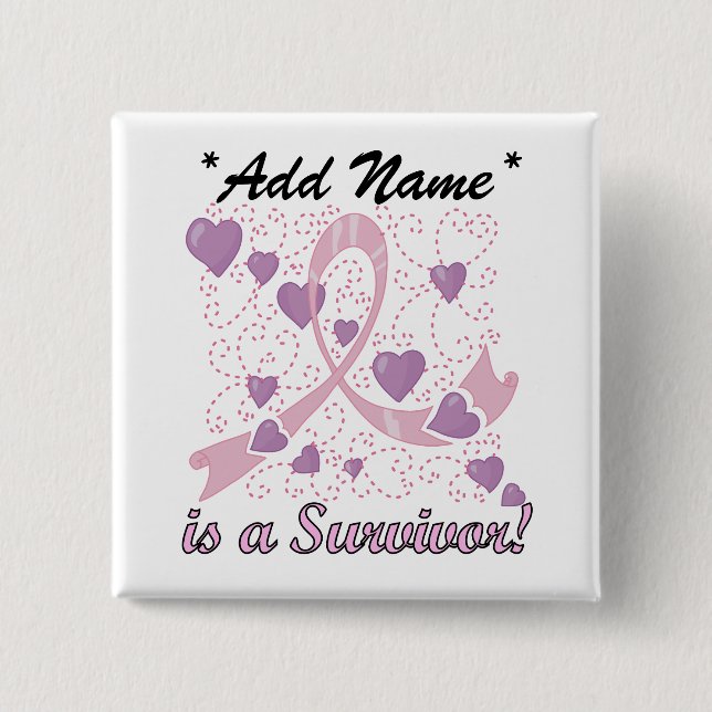 Customisable BC Survivor Square Button (Front)