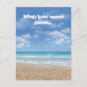 (Customisable) Beach Postcard