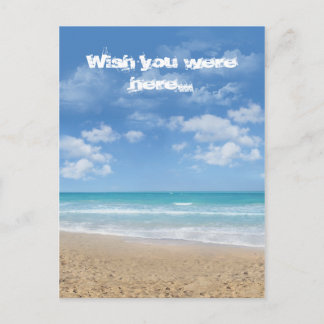 (Customisable) Beach Postcard