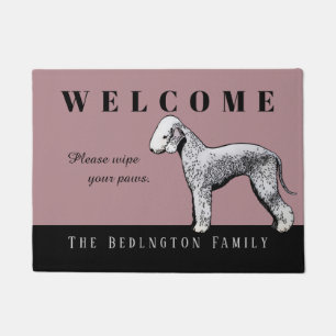 Customisable Bedlington Terrier Doormat